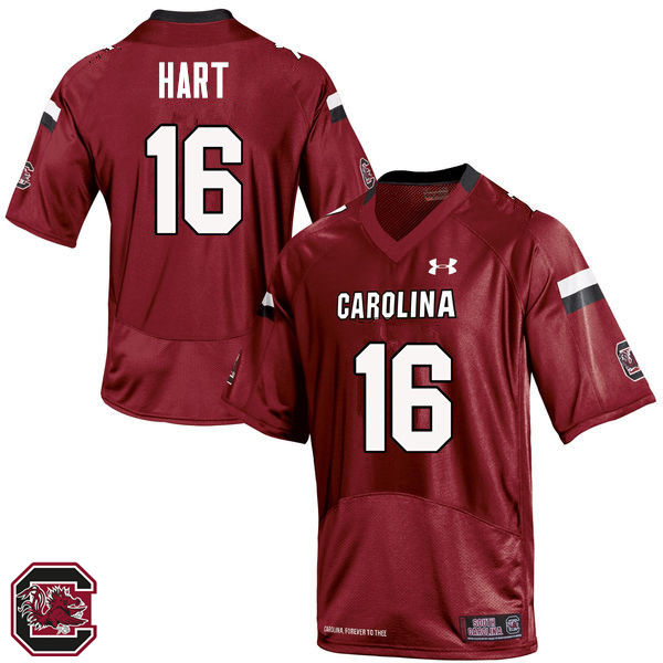 Men South Carolina Gamecocks #16 Bailey Hart College Football Jerseys Sale-Red